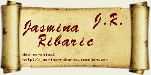 Jasmina Ribarić vizit kartica